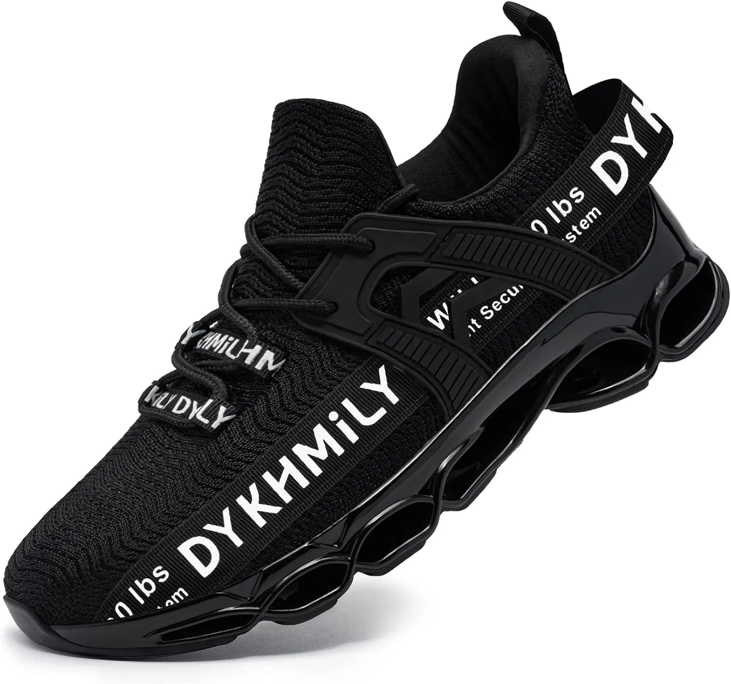 DYKHMATE Steel Toe Wide Shoes for Men Women Lightweight Safety Sneakers Fashion Work Shoes Comfortable Breathable Safety Toe Slip on Tennis Shoes