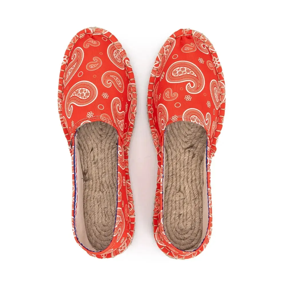 Espadrille Bandana rouge