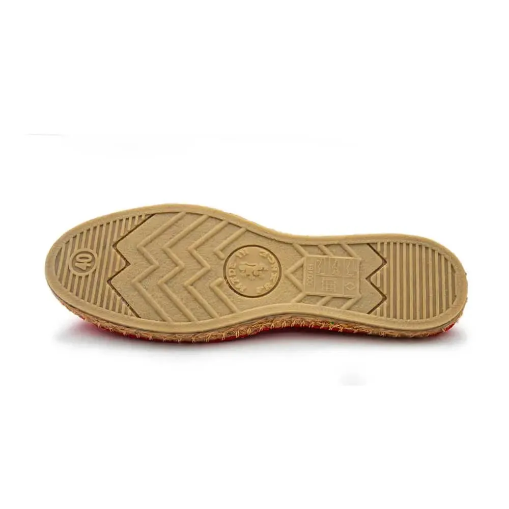 Espadrille Bandana rouge