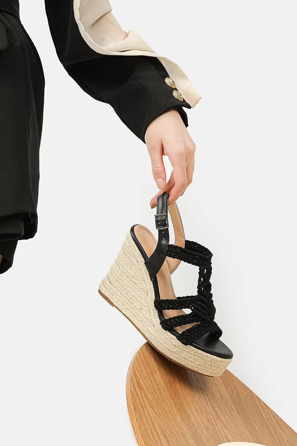 Espadrille Wedge Sandals for Women Platforms & Wedges