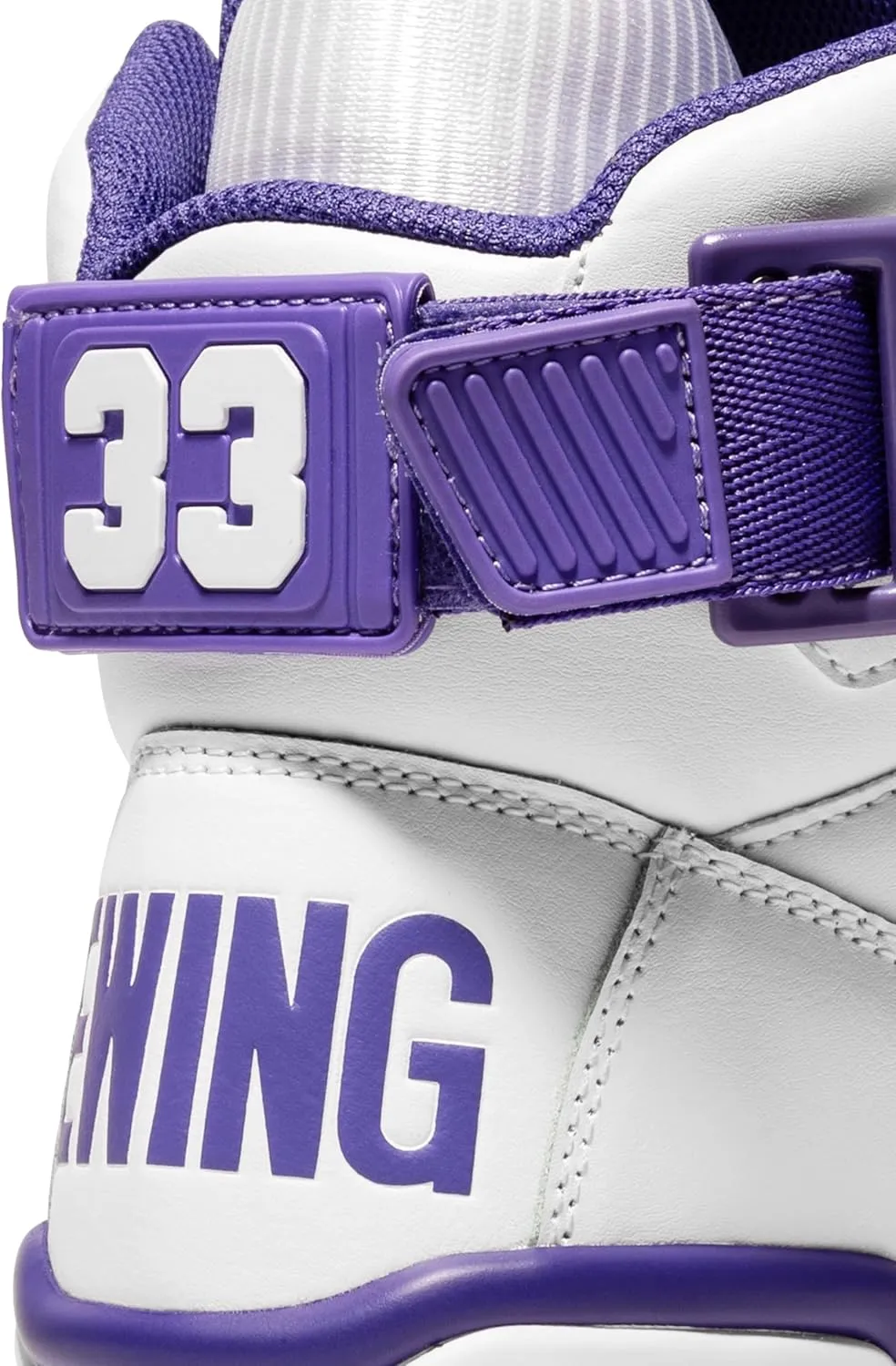 Ewing Patrick Athletics 33 Hi White Ultraviolet – Retro High-Top Basketball Sneakers