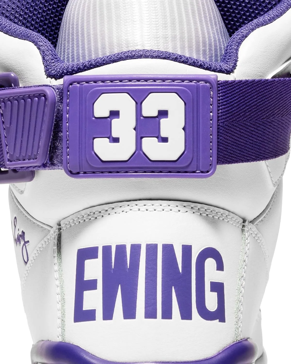 Ewing Patrick Athletics 33 Hi White Ultraviolet – Retro High-Top Basketball Sneakers
