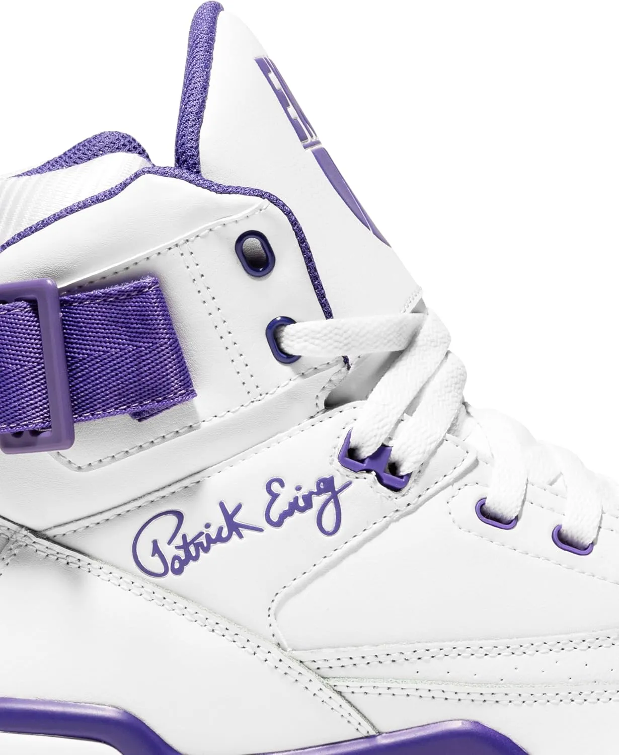 Ewing Patrick Athletics 33 Hi White Ultraviolet – Retro High-Top Basketball Sneakers