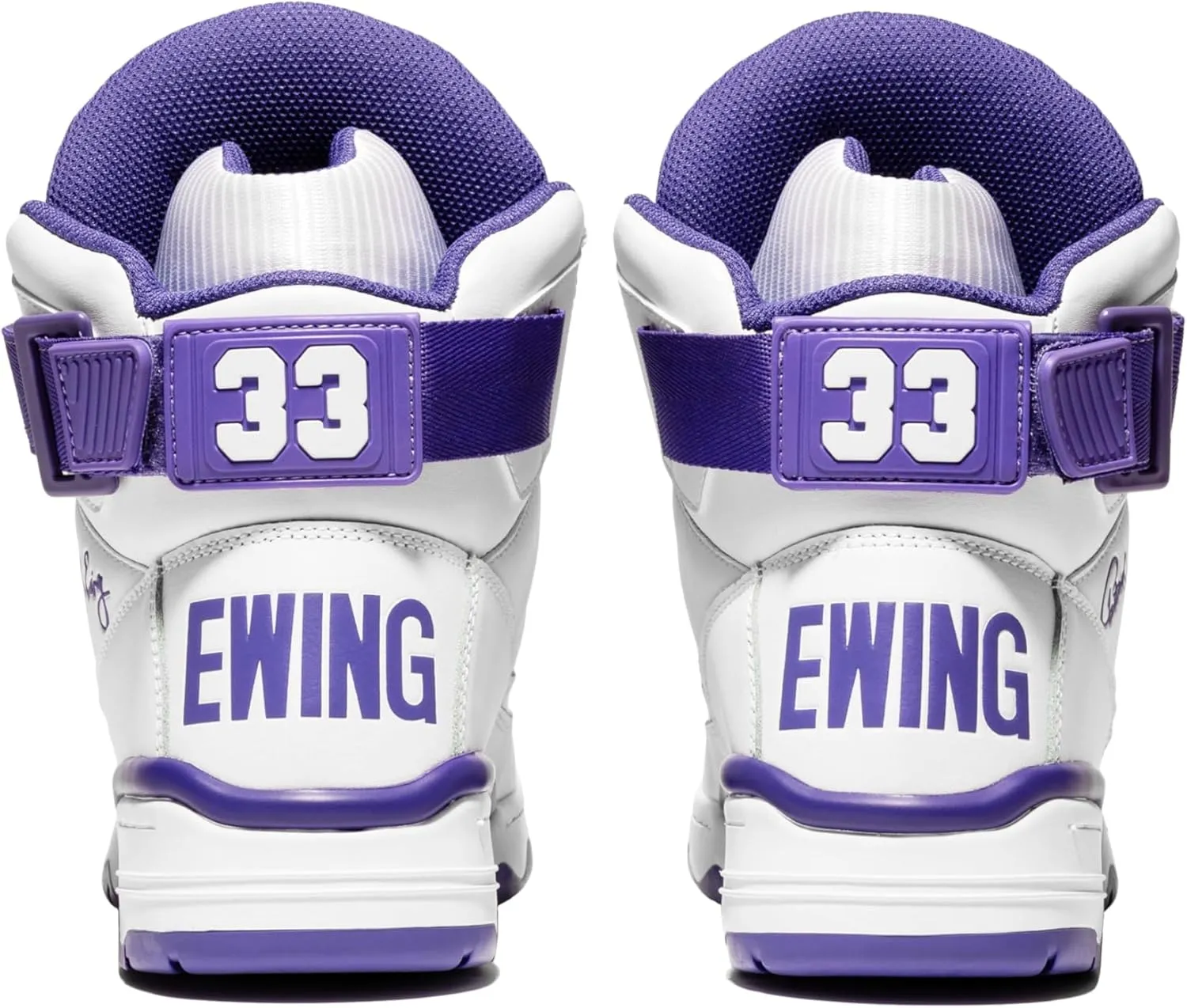 Ewing Patrick Athletics 33 Hi White Ultraviolet – Retro High-Top Basketball Sneakers