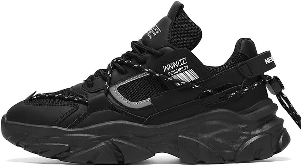 Fashion Lightweight Mesh Casual Chunky Sneakers Breathable Platform Jogging Walking Shoes