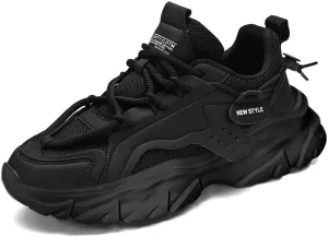 Fashion Lightweight Mesh Casual Chunky Sneakers Breathable Platform Jogging Walking Shoes