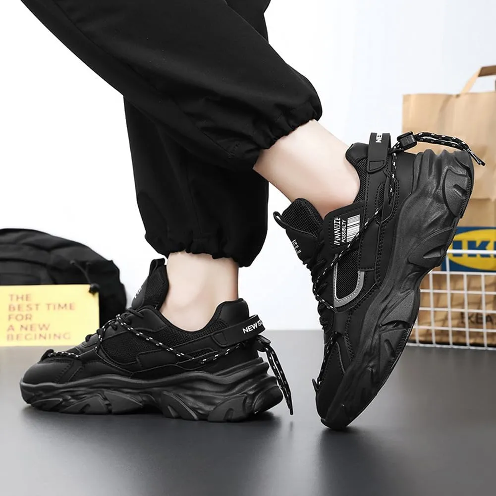 Fashion Lightweight Mesh Casual Chunky Sneakers Breathable Platform Jogging Walking Shoes