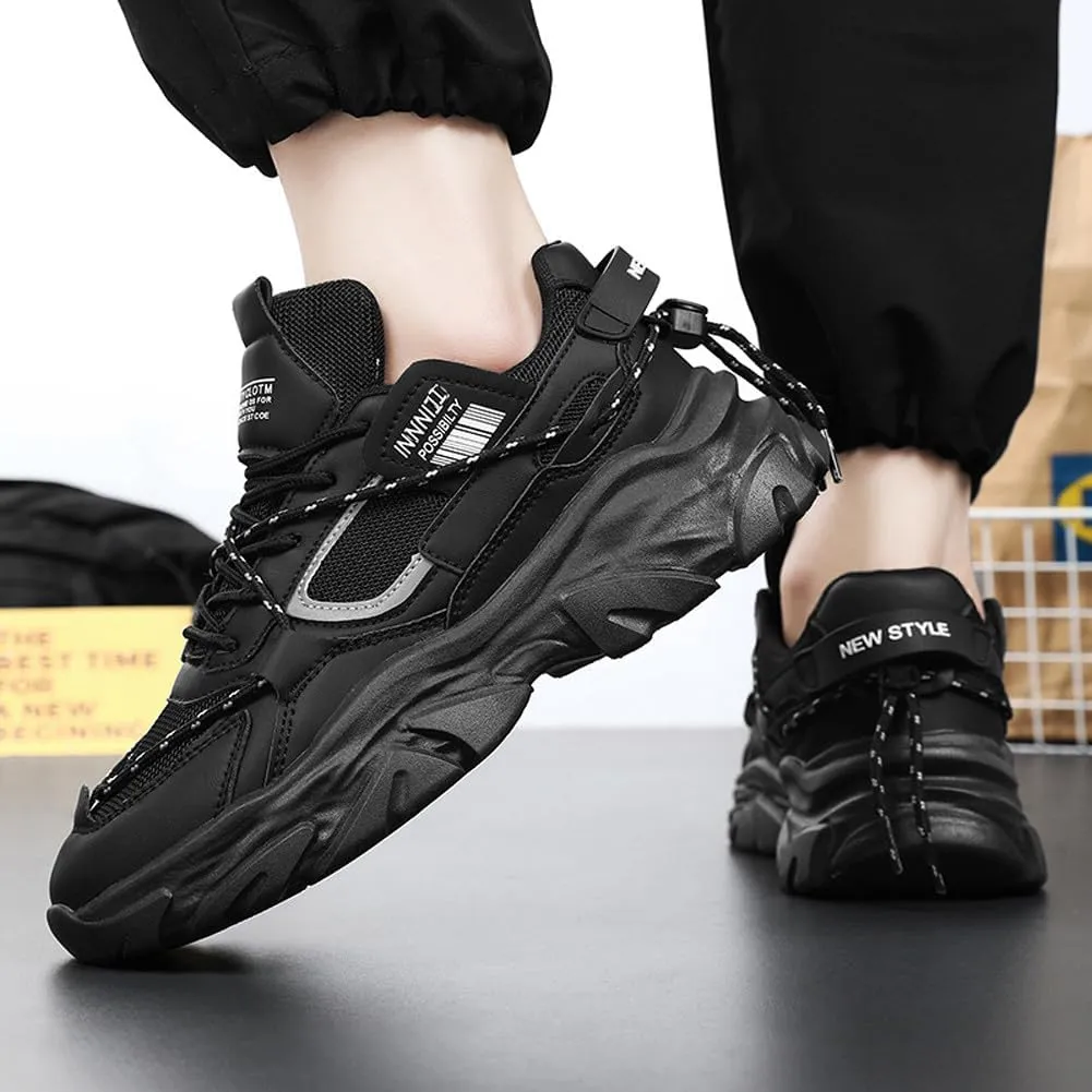Fashion Lightweight Mesh Casual Chunky Sneakers Breathable Platform Jogging Walking Shoes