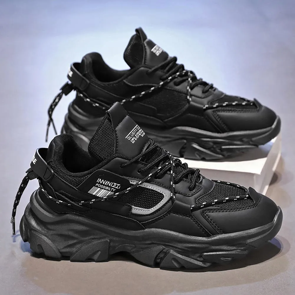 Fashion Lightweight Mesh Casual Chunky Sneakers Breathable Platform Jogging Walking Shoes