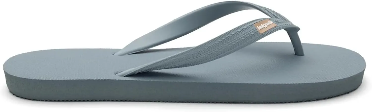 Feelgoodz Mens Classicz Rubber Flip-Flops - Waterprooof, 100% Natural Rubber & All-Vegan Sandals, Fair Trade Certified Slippers, Consciously Sourced & Artisan-Crafted