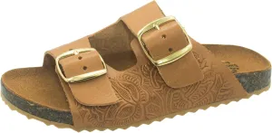 Fiesta Brands Mexican Huaraches Sandals for Women, 2 Strap Buckle, Adjustable, Arch Support, Non-Slip Rubber Sole