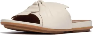 FitFlop Women's Gracie Soft-Twist Leather Slides Wedge Sandal