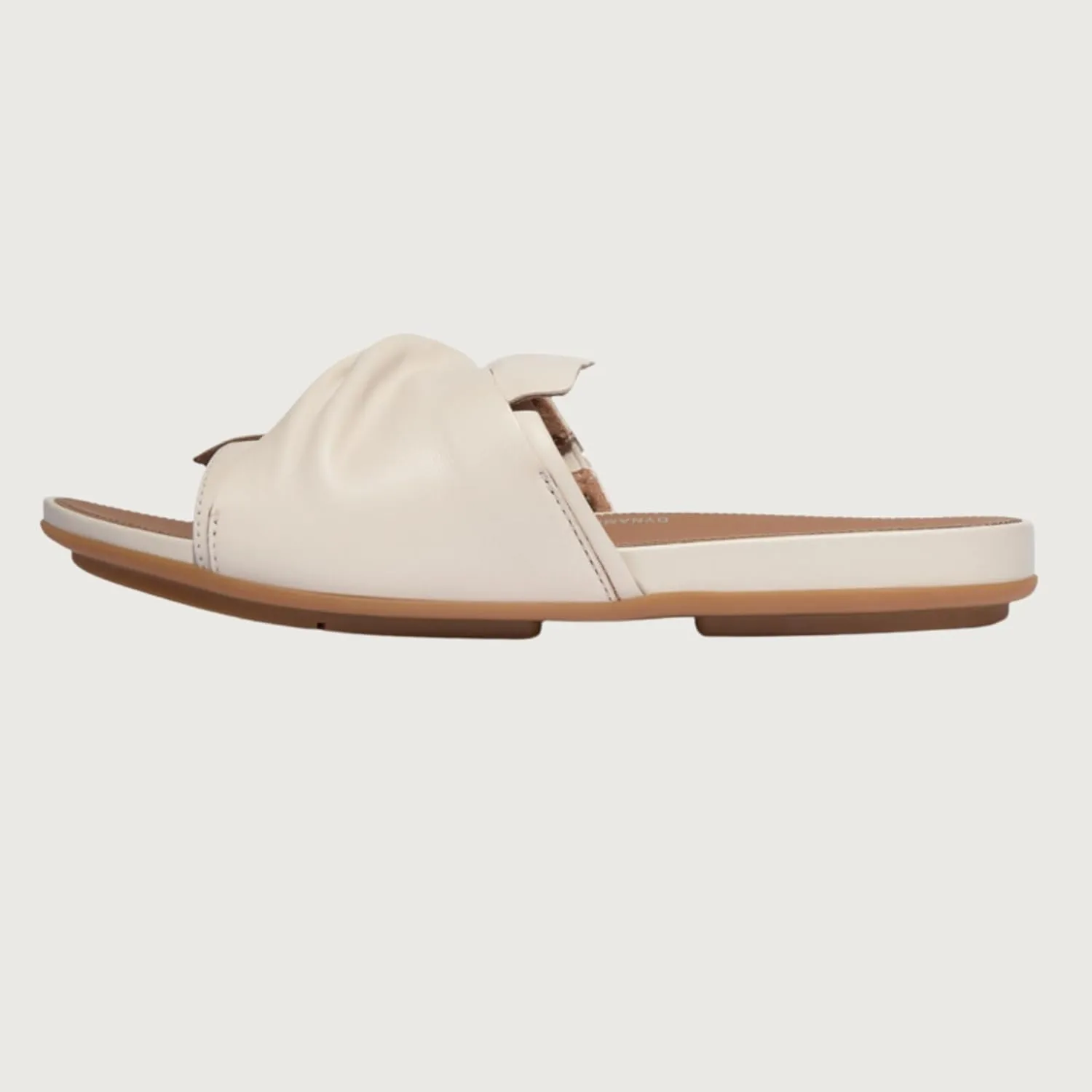 FitFlop Women's Gracie Soft-Twist Leather Slides Wedge Sandal
