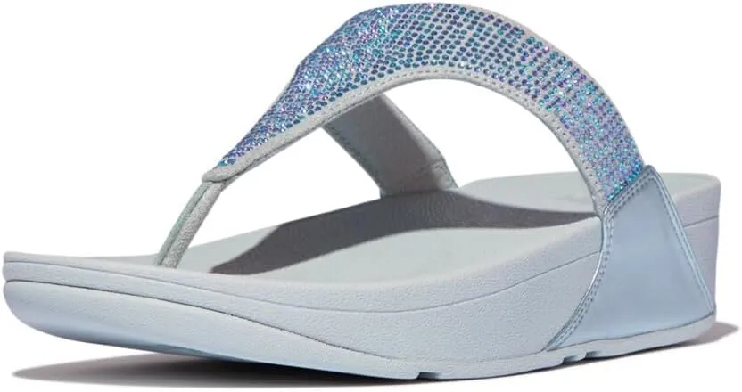 FitFlop Women's Lulu Crystal Embellished Toe-Post Sandals