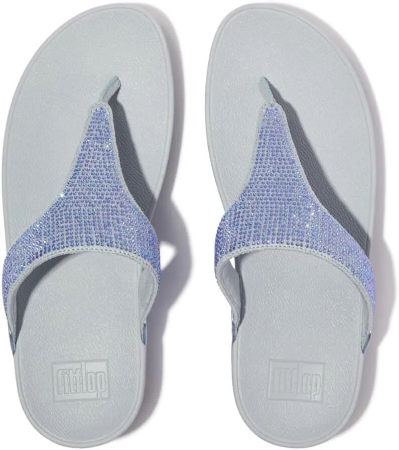 FitFlop Women's Lulu Crystal Embellished Toe-Post Sandals