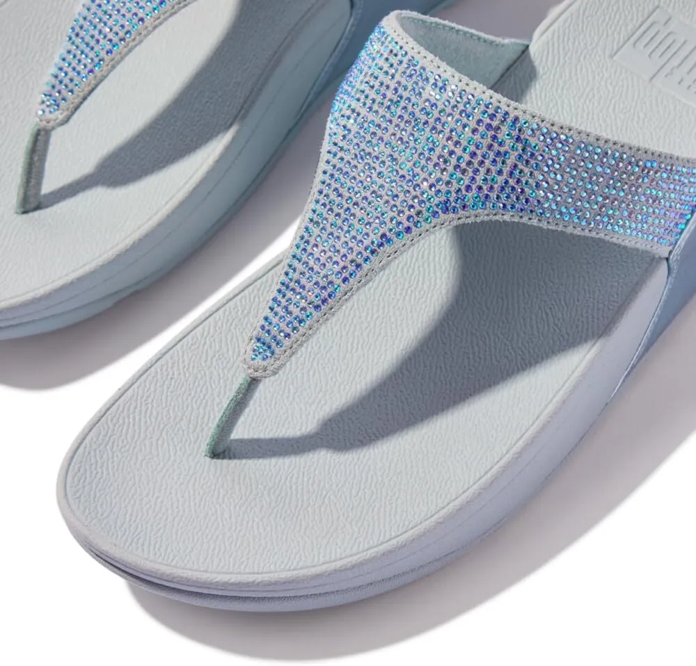 FitFlop Women's Lulu Crystal Embellished Toe-Post Sandals