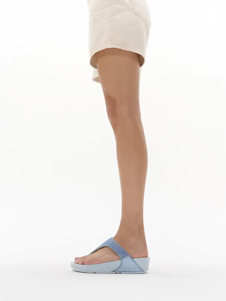 FitFlop Women's Lulu Crystal Embellished Toe-Post Sandals