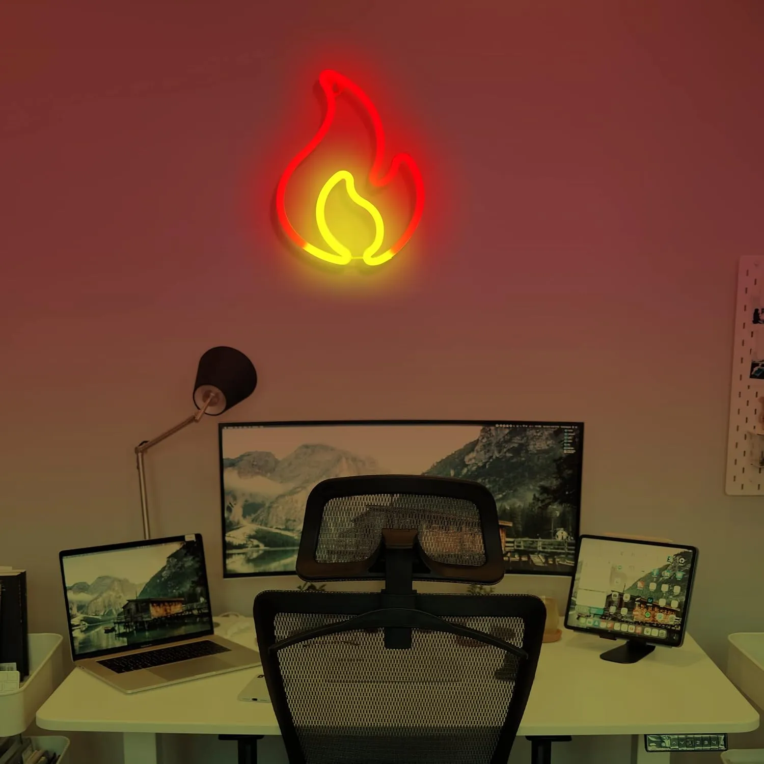 Flame Neon Sign