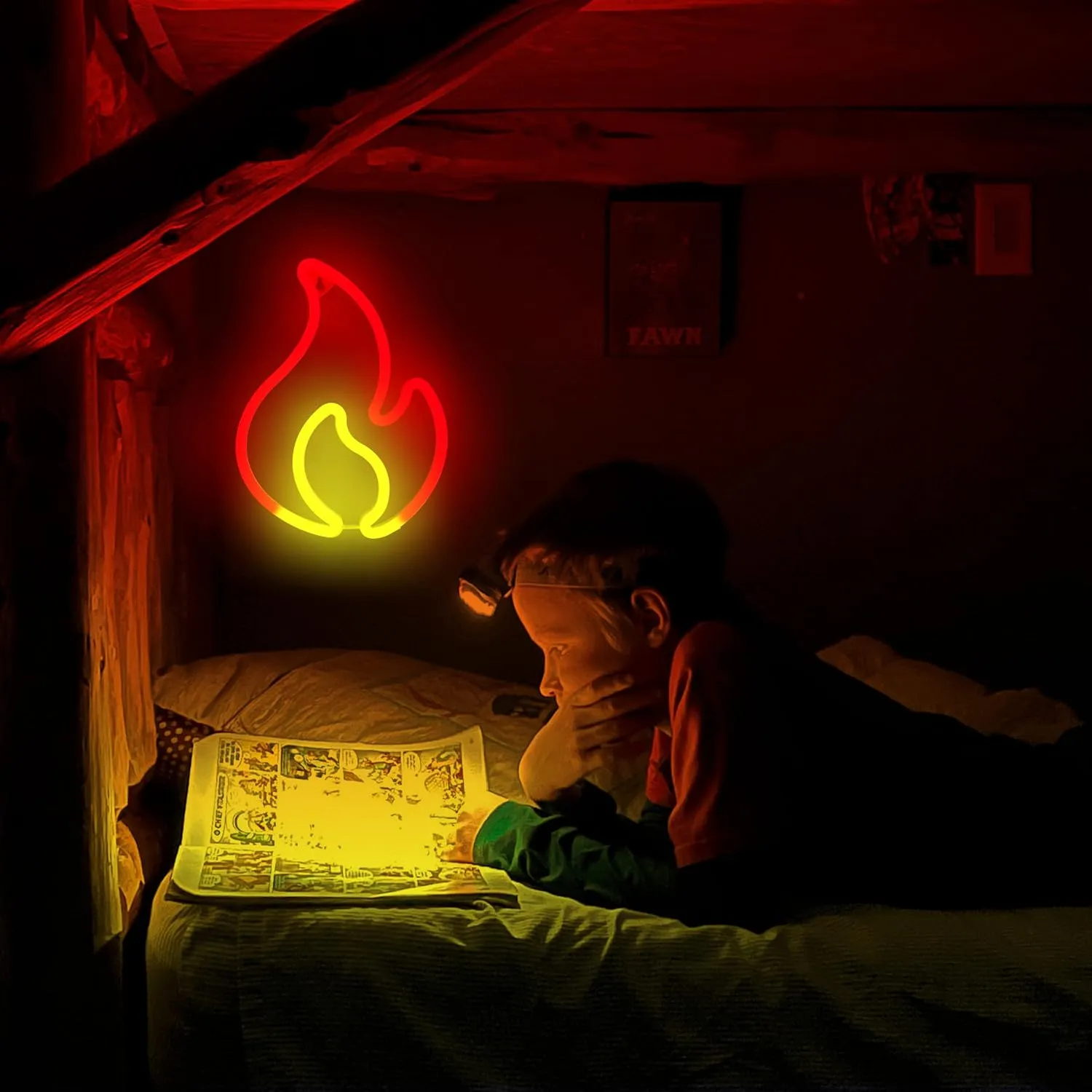 Flame Neon Sign
