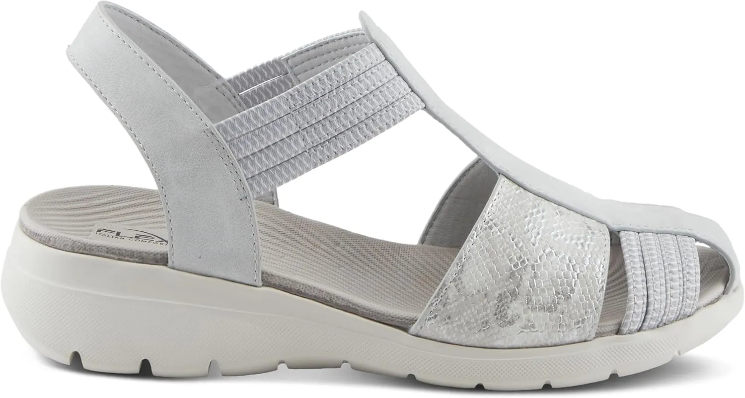 Flexus Women's DAMARI Ankle Strap Fisherman Sandals – Breathable Design, Arch Support, and Shock-Absorbent Outsole