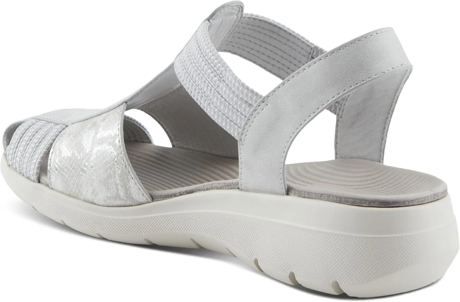 Flexus Women's DAMARI Ankle Strap Fisherman Sandals – Breathable Design, Arch Support, and Shock-Absorbent Outsole