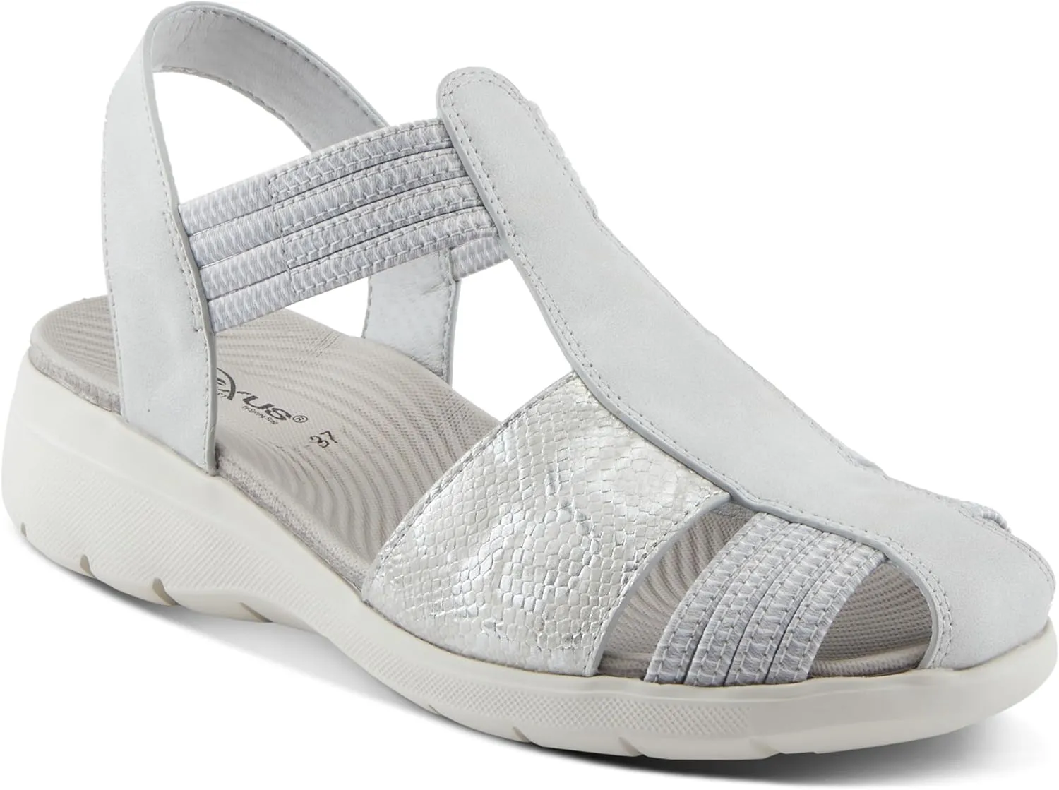 Flexus Women's DAMARI Ankle Strap Fisherman Sandals – Breathable Design, Arch Support, and Shock-Absorbent Outsole