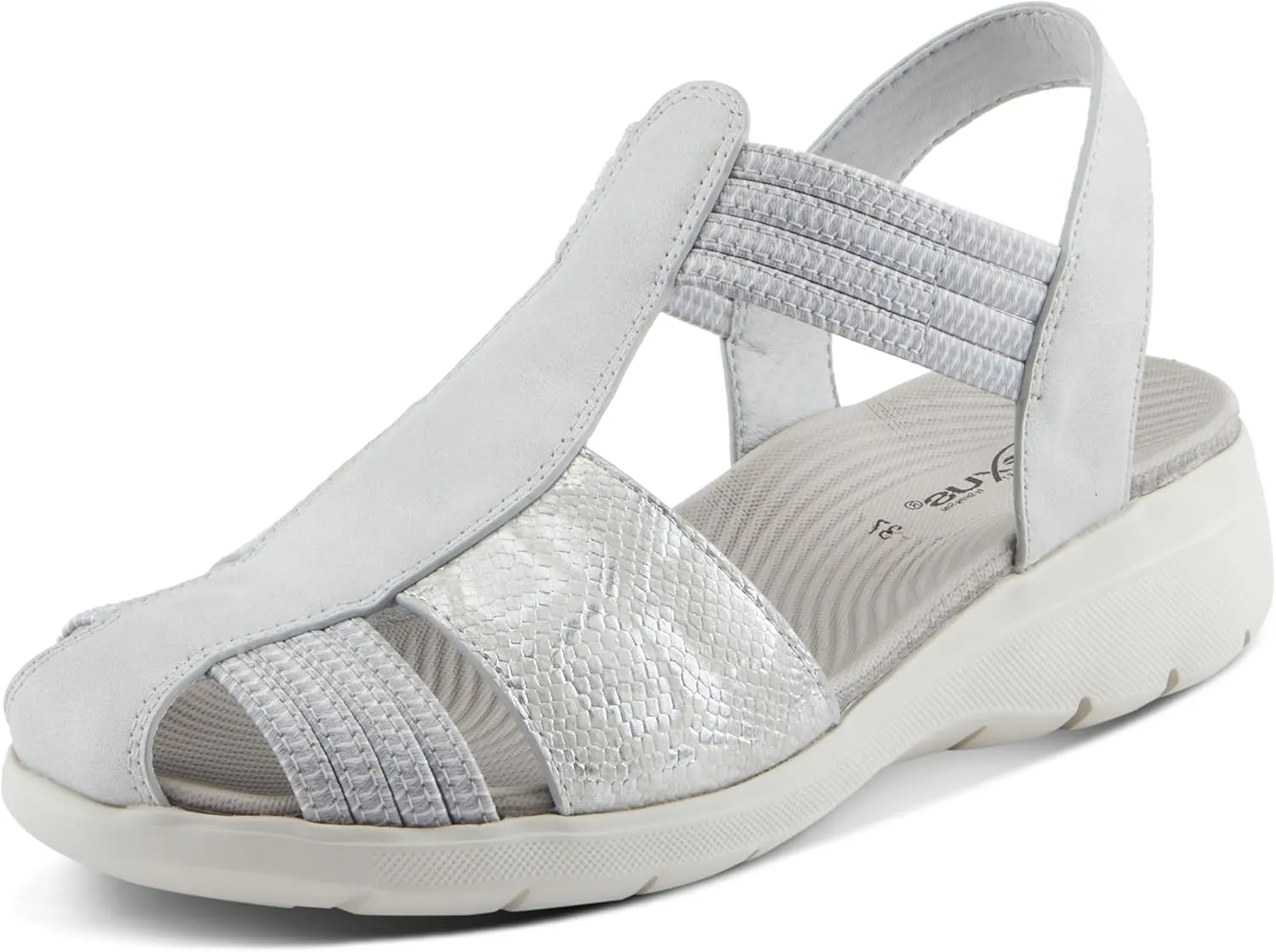 Flexus Women's DAMARI Ankle Strap Fisherman Sandals – Breathable Design, Arch Support, and Shock-Absorbent Outsole