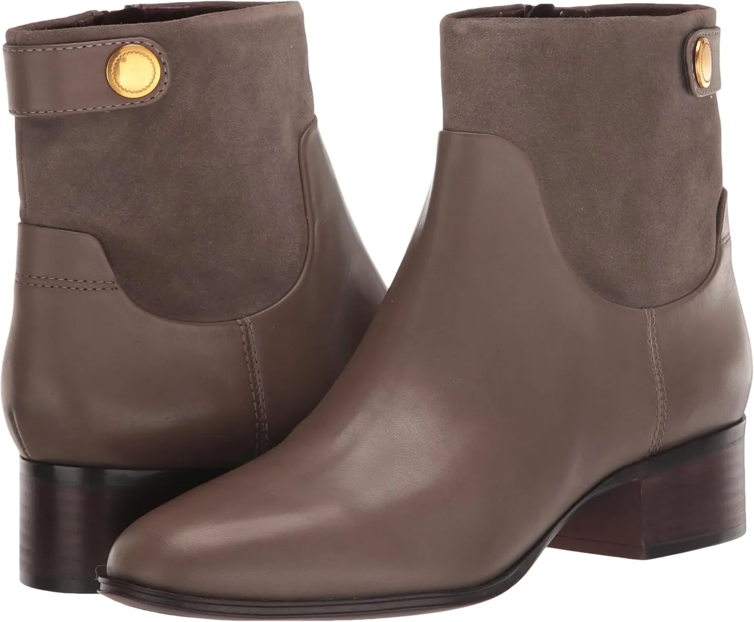 Franco Sarto Women's Jessica Low Heel Ankle Booties Boot