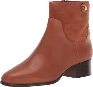 Franco Sarto Women's Jessica Low Heel Ankle Booties Boot