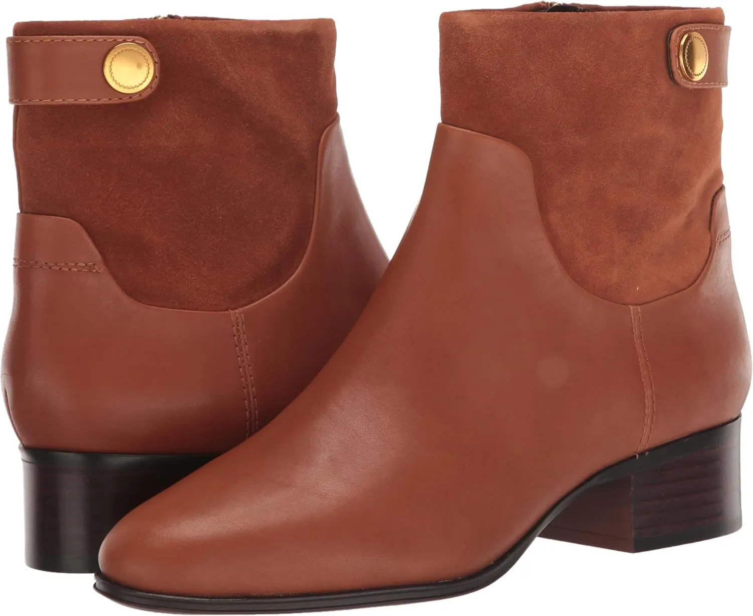 Franco Sarto Women's Jessica Low Heel Ankle Booties Boot