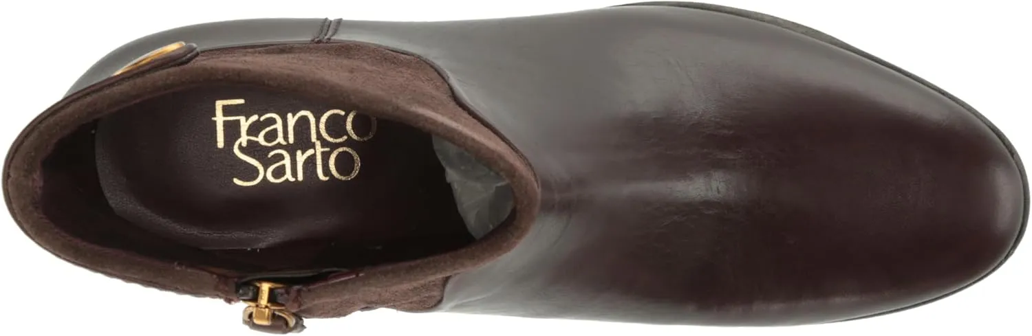 Franco Sarto Women's Jessica Low Heel Ankle Booties Boot