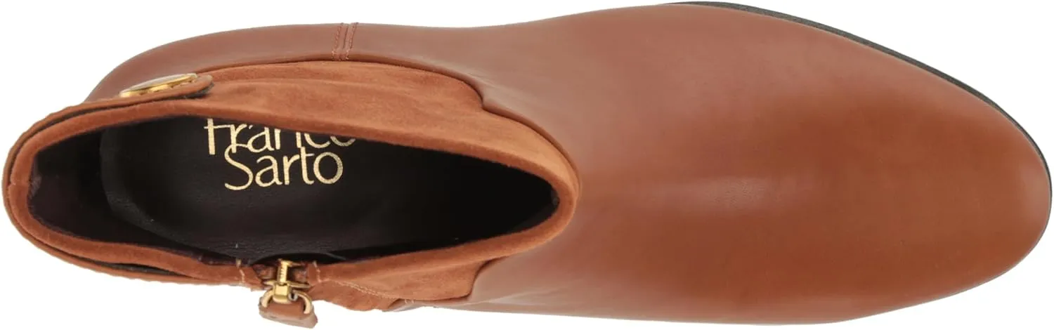 Franco Sarto Women's Jessica Low Heel Ankle Booties Boot
