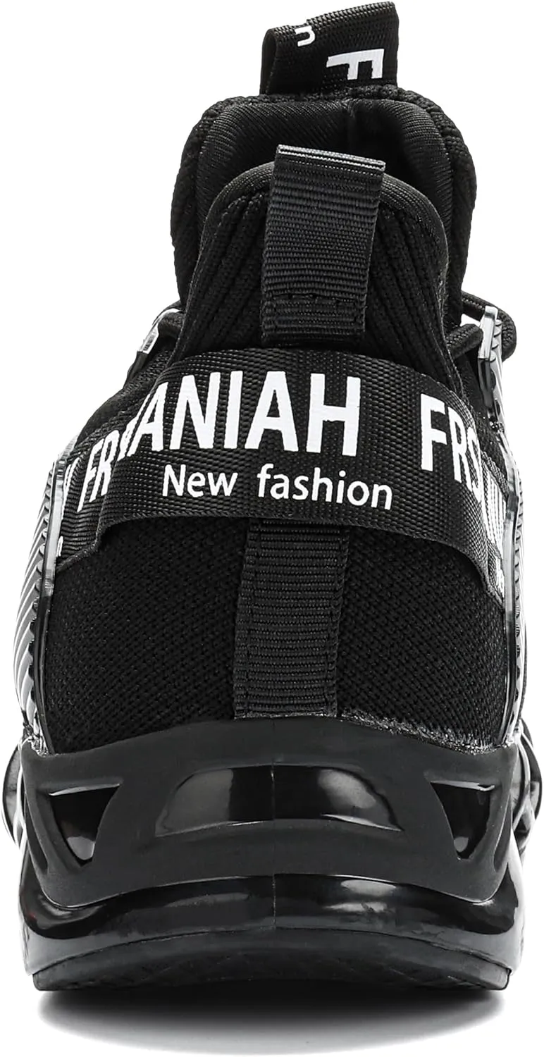 FRSHANIAH Men's Steel Toe Shoes Safety Work Sneakers