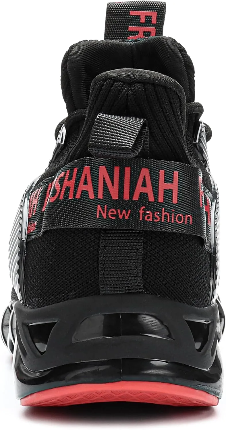 FRSHANIAH Men's Steel Toe Shoes Safety Work Sneakers
