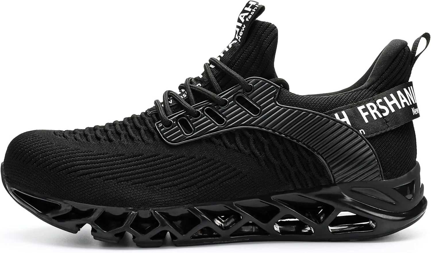 FRSHANIAH Men's Steel Toe Shoes Safety Work Sneakers