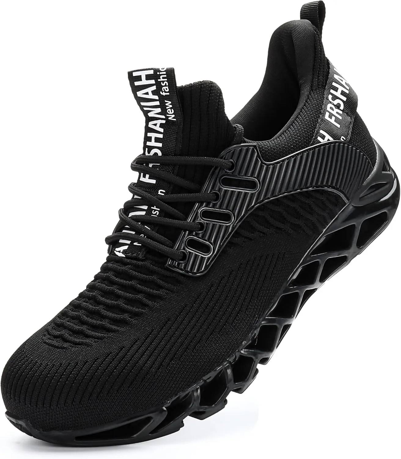 FRSHANIAH Men's Steel Toe Shoes Safety Work Sneakers