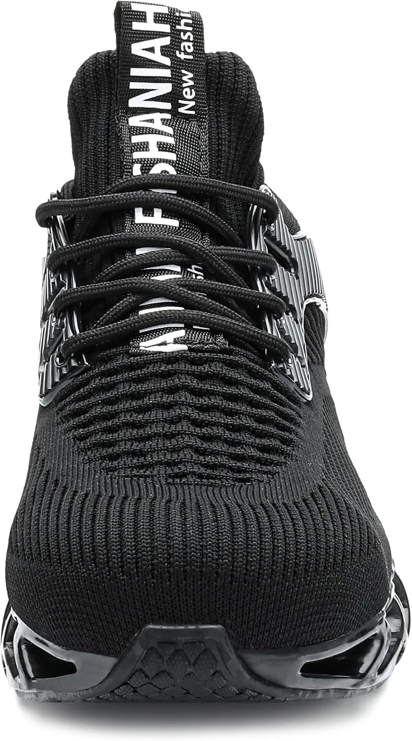 FRSHANIAH Men's Steel Toe Shoes Safety Work Sneakers