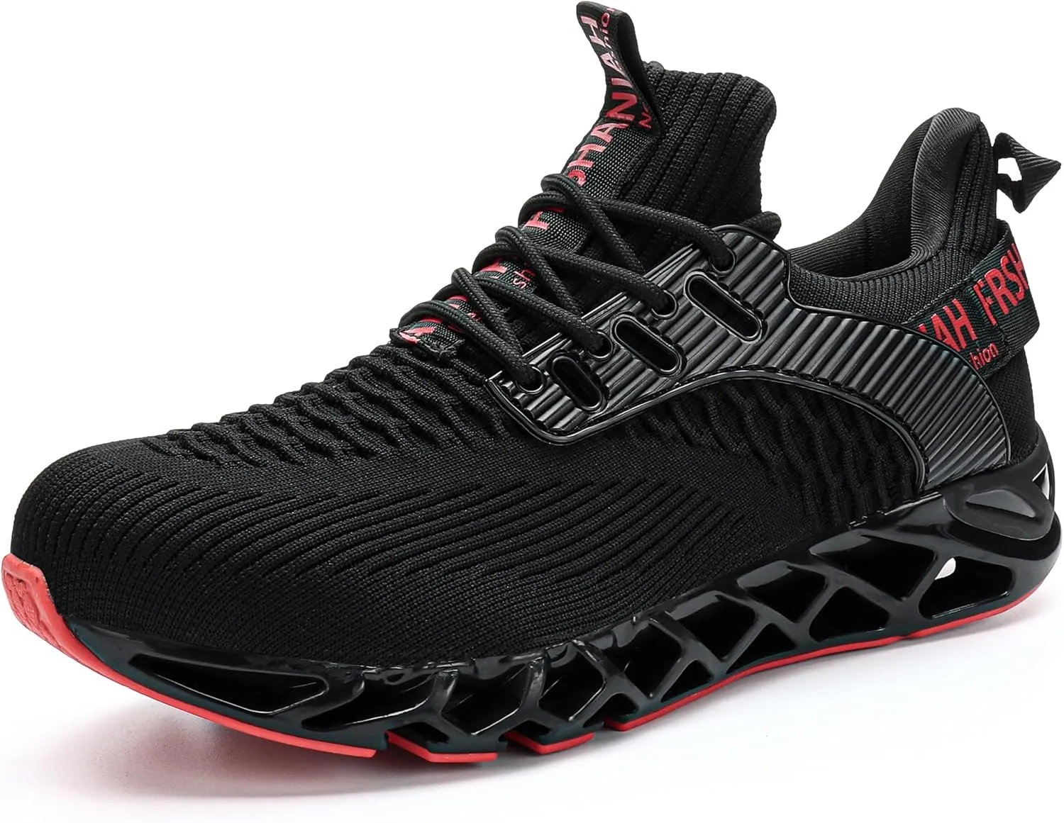 FRSHANIAH Men's Steel Toe Shoes Safety Work Sneakers