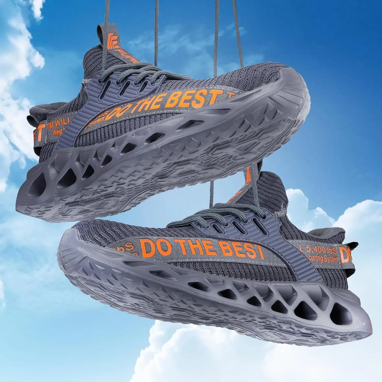 Furuian Steel Toe Sneakers for Men Women Lightweight Safety Shoes Comfortable Puncture Proof Slip On Indestructible Work Shoes