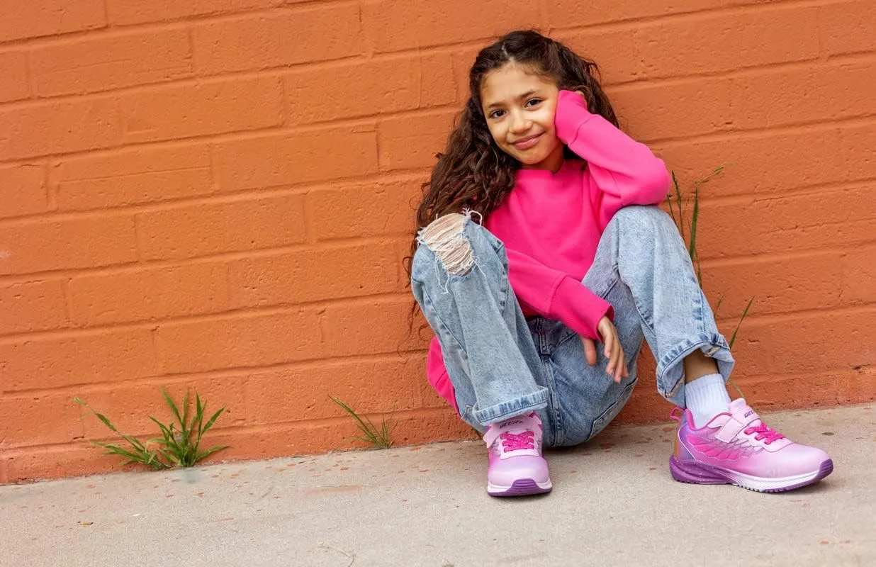 GEERX Joy Kids Sneakers Girls Toddler Little Kid Athletic Lightweight Running Training Tennis Shoes