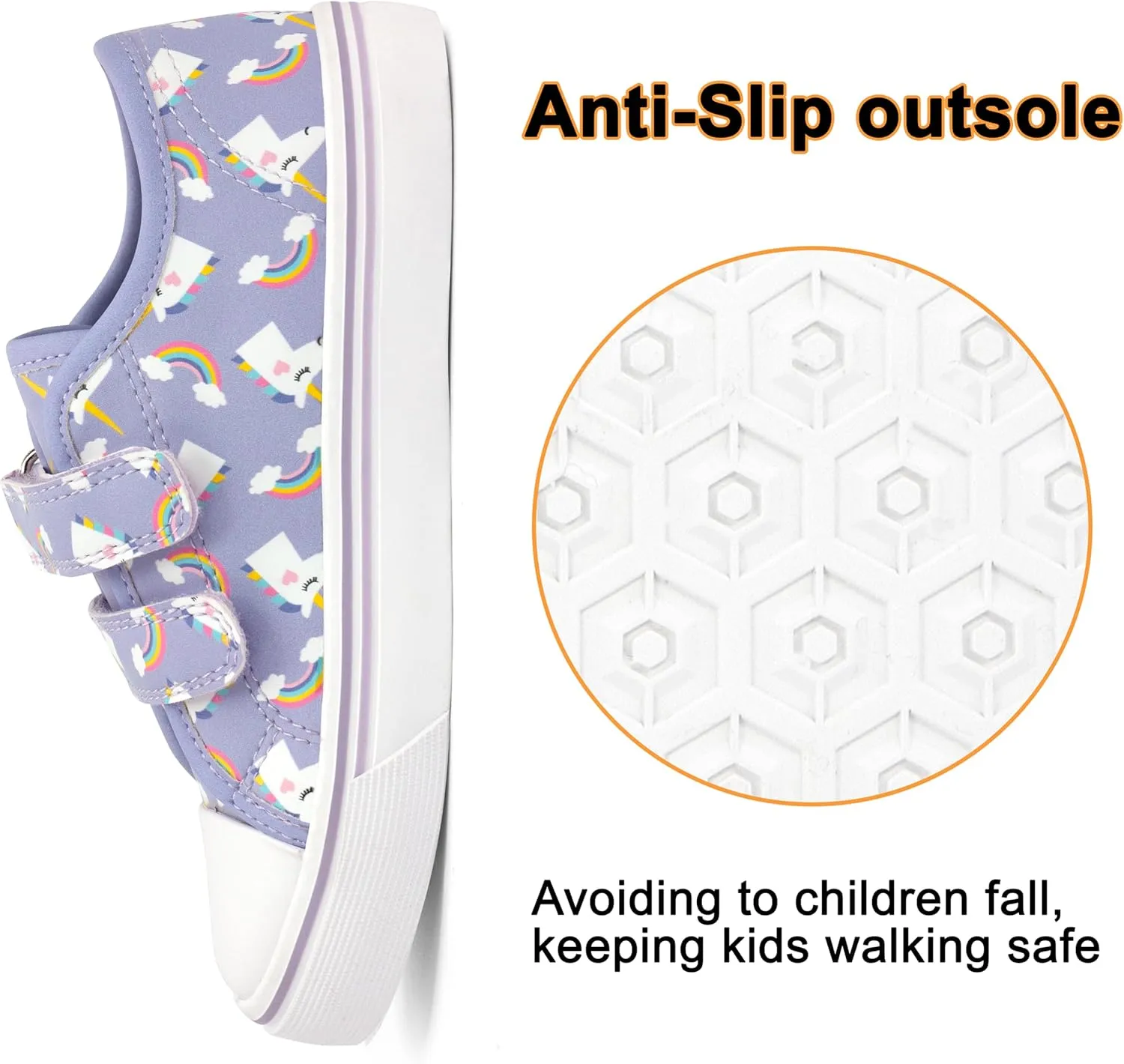 Girls Fashion Sneakers Adjustable Vegan Leather Anti-Slip Walking Shoes for Little Girl Comfortable Cute Pink Soft Kid Shoes