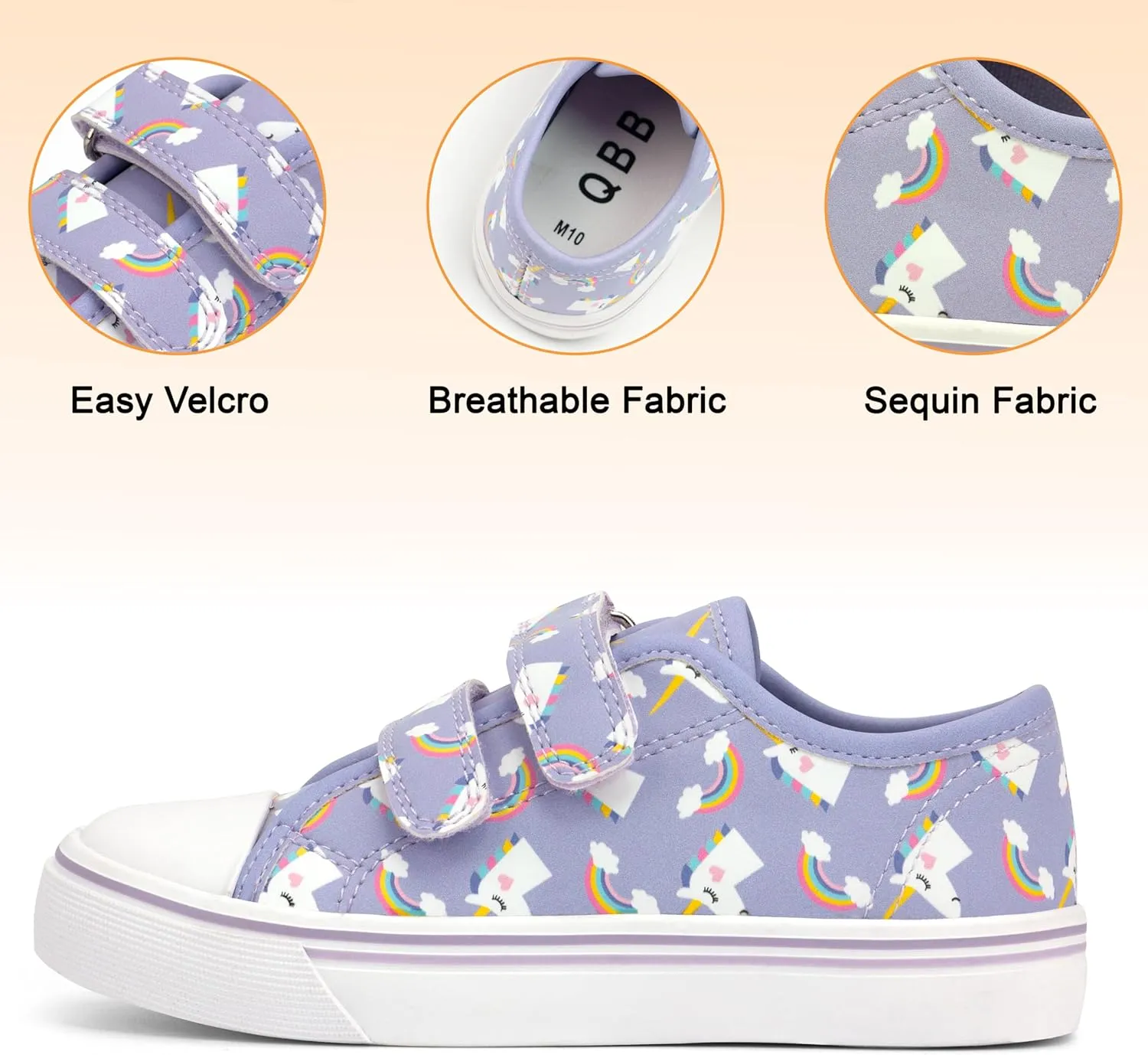 Girls Fashion Sneakers Adjustable Vegan Leather Anti-Slip Walking Shoes for Little Girl Comfortable Cute Pink Soft Kid Shoes