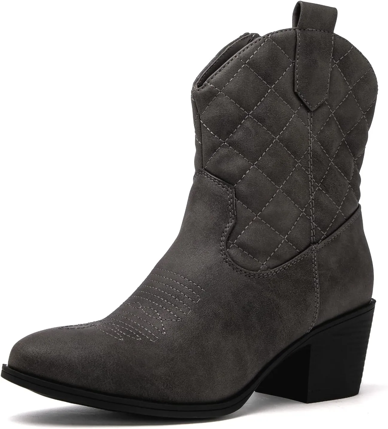 GLOBALWIN Women's The Western Wear Fashion Cowboy Cowgirl Free Birds Country Concert Disco Outfits Low Heel Walking Boots For Ladies