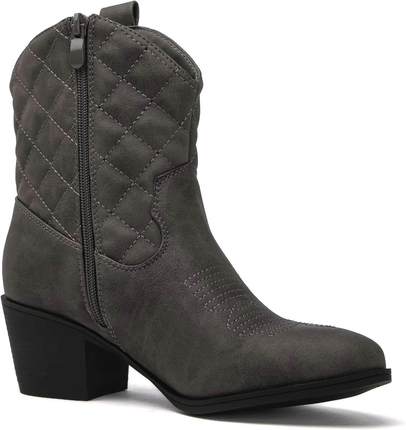 GLOBALWIN Women's The Western Wear Fashion Cowboy Cowgirl Free Birds Country Concert Disco Outfits Low Heel Walking Boots For Ladies