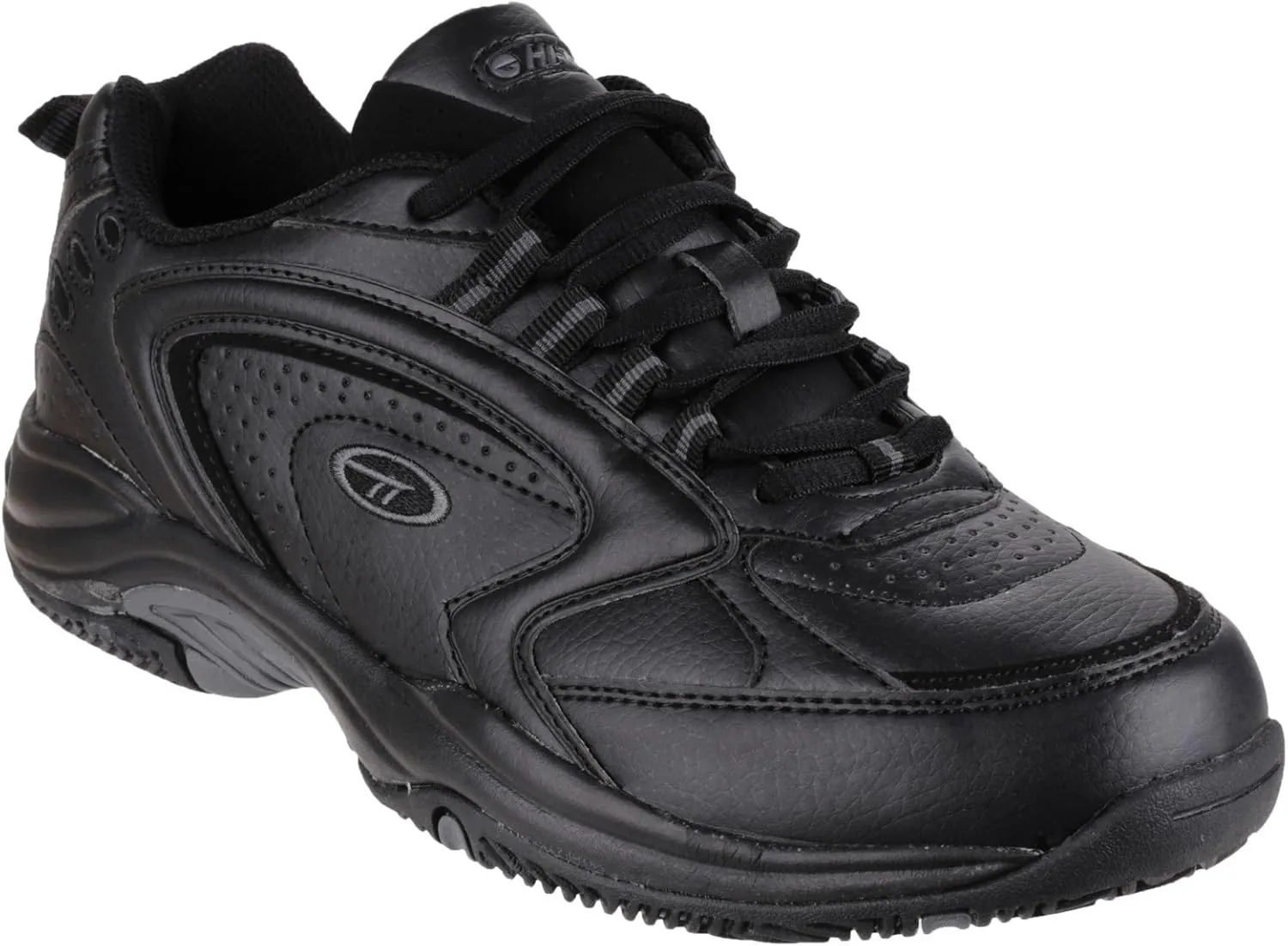 HI-TEC Mens Blast Lite Lace Up Sneakers (11 US) (Black)