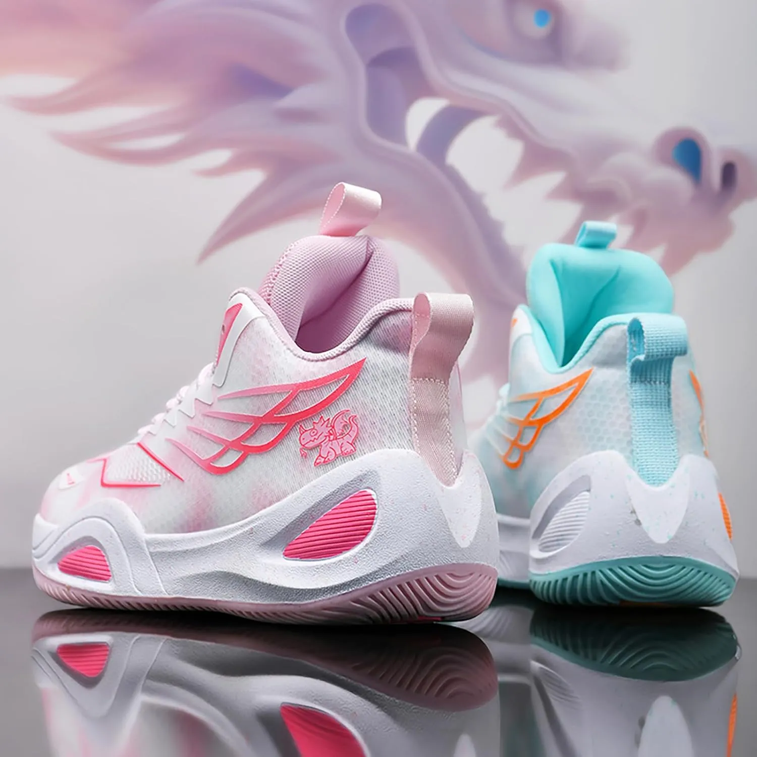 High Top Boys Basketball Shoes Breathable Non Slip Outdoor Sneakers Comfortable Fashion Athletic Training Sport Shoes for Girls