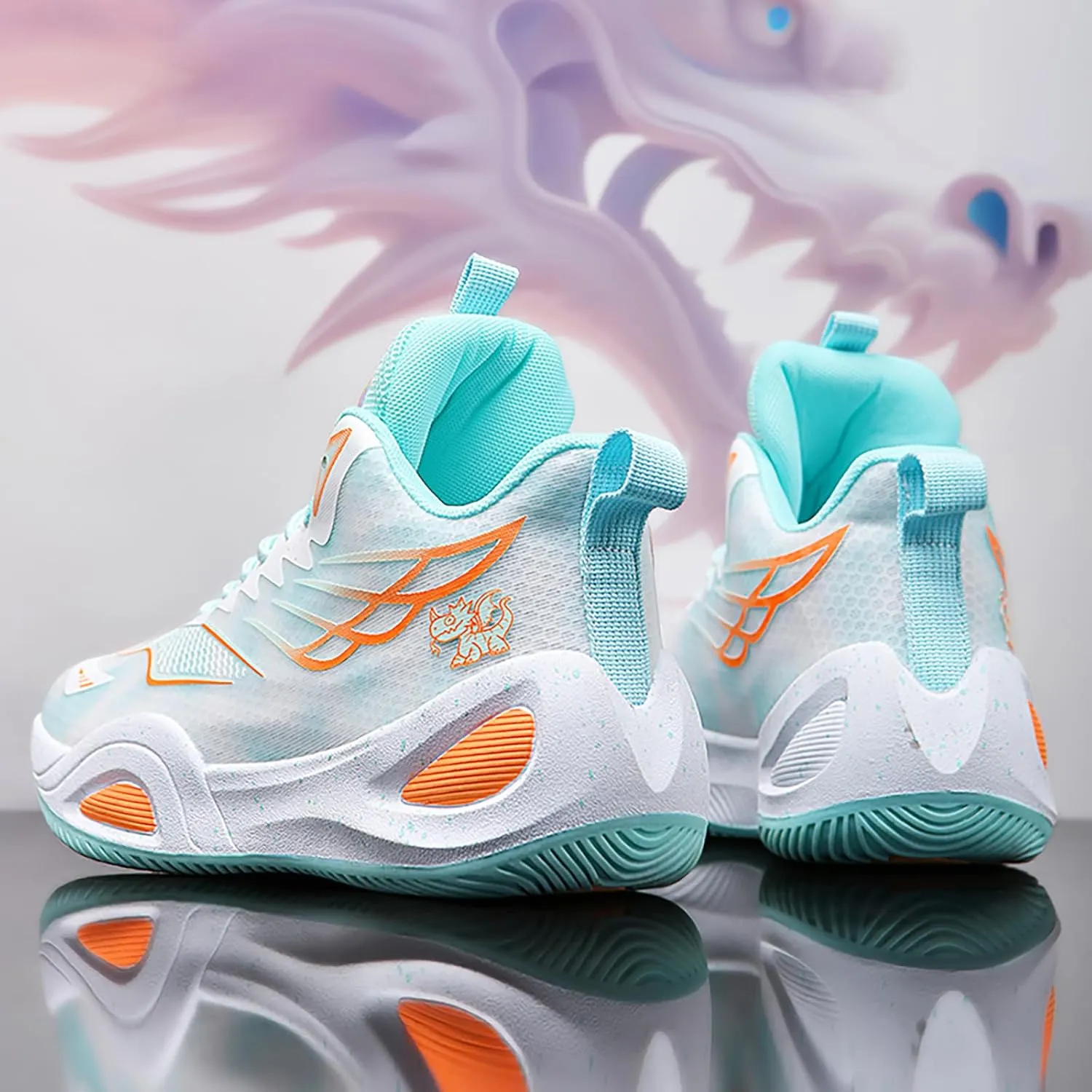 High Top Boys Basketball Shoes Breathable Non Slip Outdoor Sneakers Comfortable Fashion Athletic Training Sport Shoes for Girls