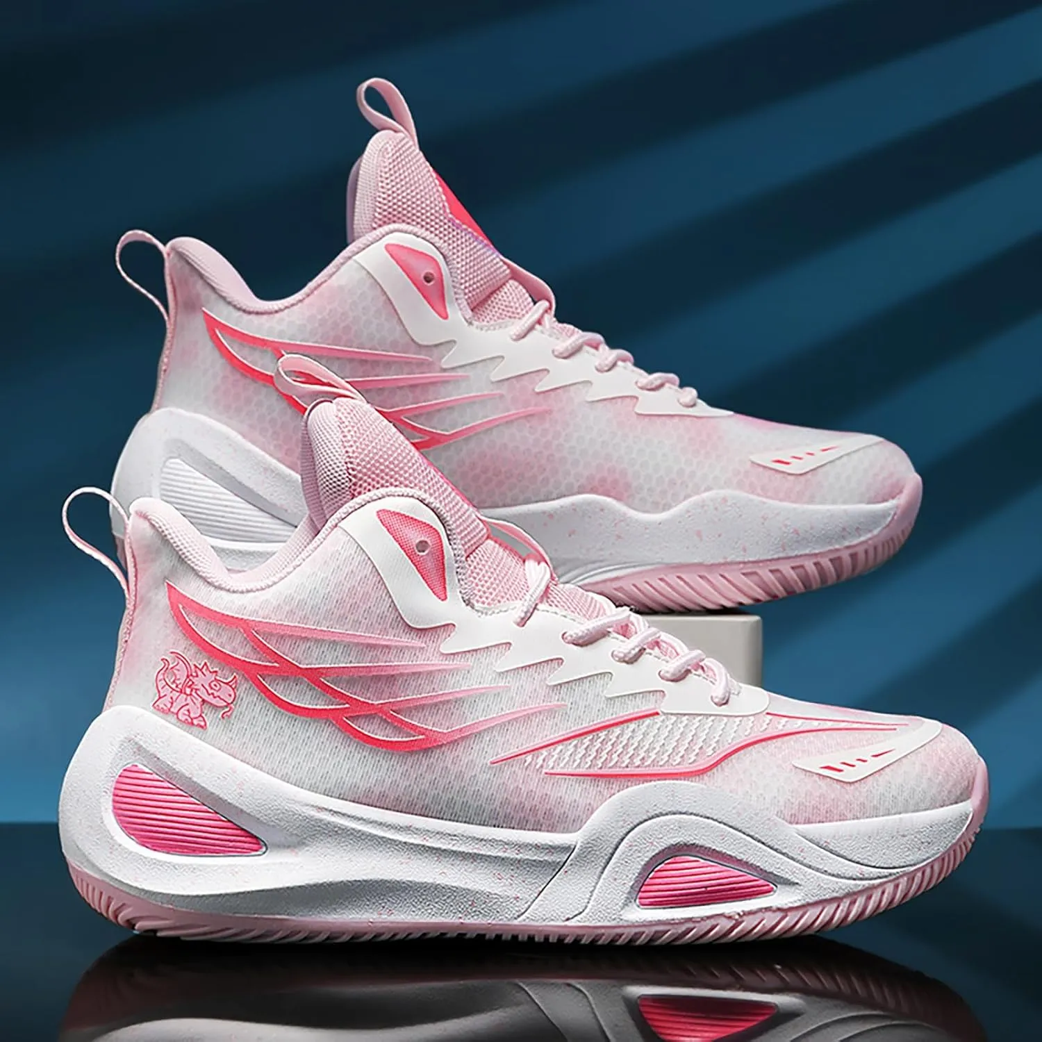 High Top Womens Mens Basketball Shoes Breathable Non Slip Outdoor Sneakers Comfortable Fashion Athletic Training Sport Shoes