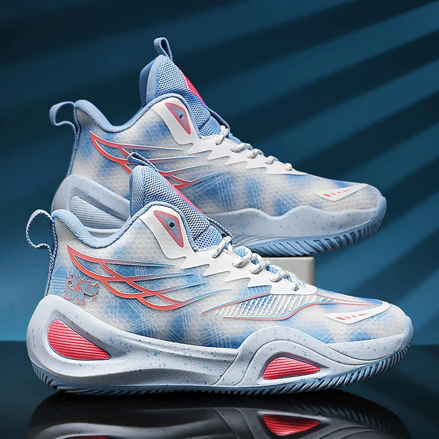 High Top Womens Mens Basketball Shoes Breathable Non Slip Outdoor Sneakers Comfortable Fashion Athletic Training Sport Shoes