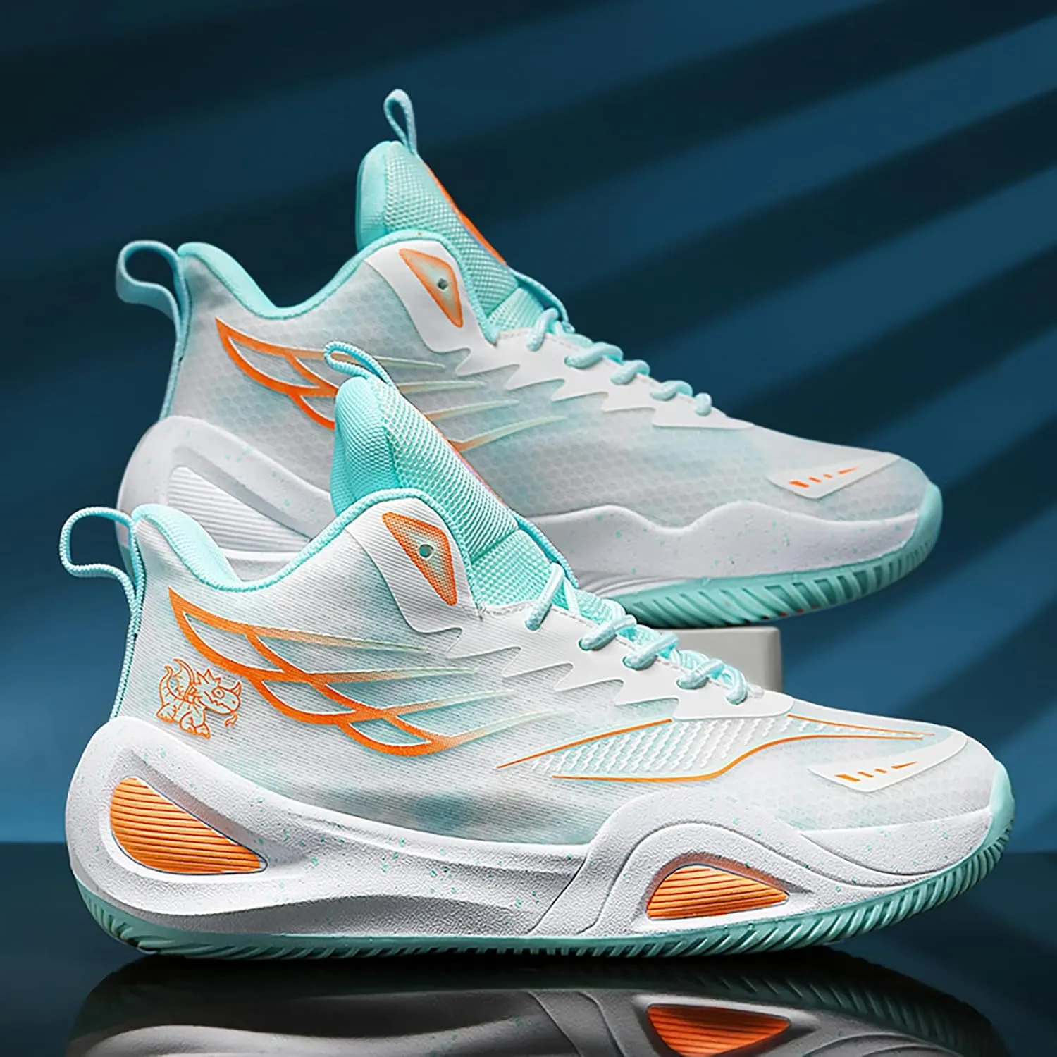 High Top Womens Mens Basketball Shoes Breathable Non Slip Outdoor Sneakers Comfortable Fashion Athletic Training Sport Shoes